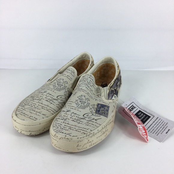 Vans Vincent Van Gogh Letter Classic Slip On Shoe - Picture 2 of 7